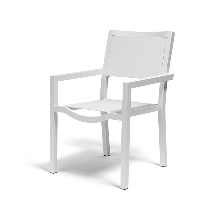 Curacao Outdoor Stacking Dining Armchair Joss & Main